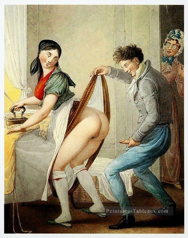 PAS de mémoire Georg Emanuel Opiz caricature sexuelle Peintures à l'huile